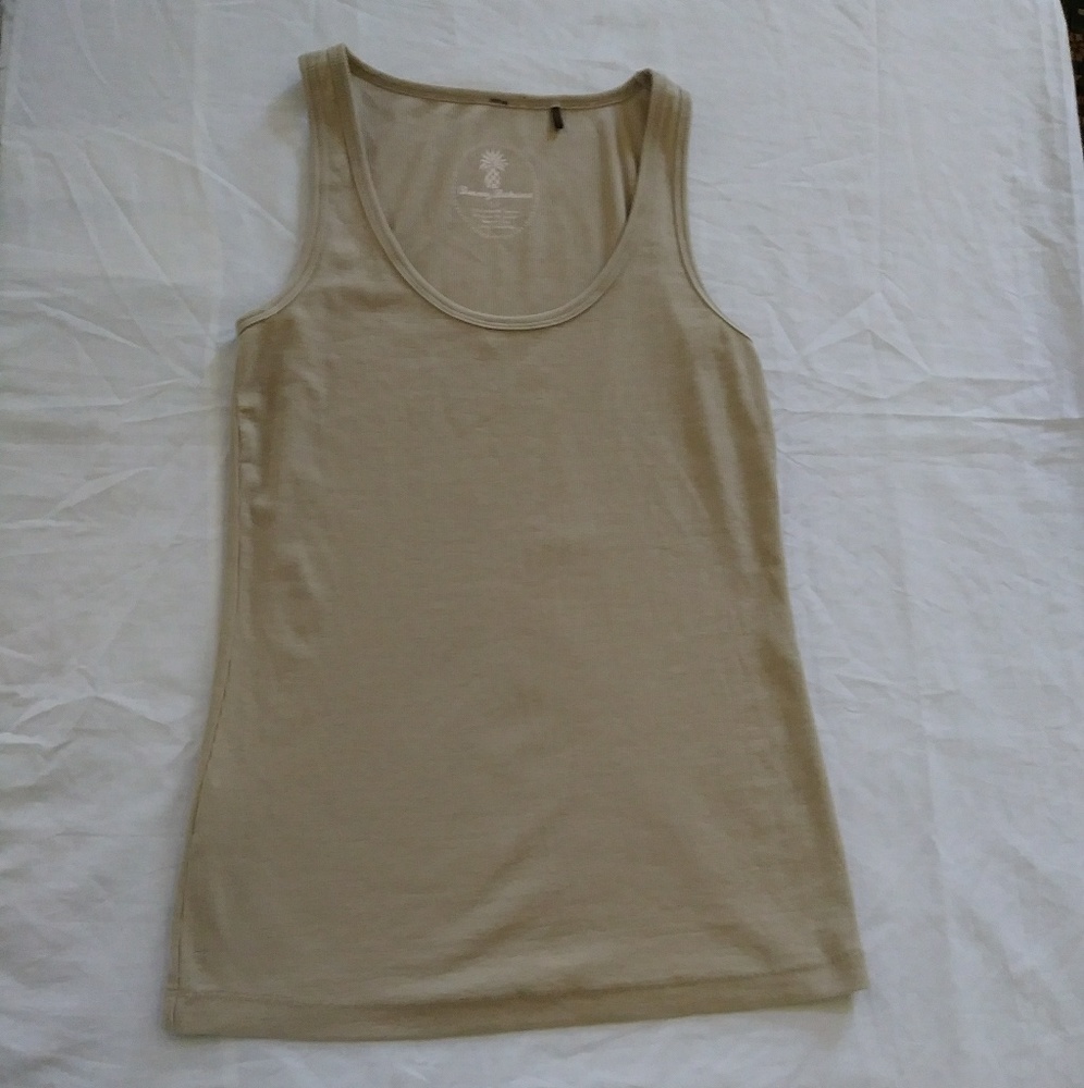 Tommy Bahama Women's Tan Tank Top Size S - Picture 3 of 8